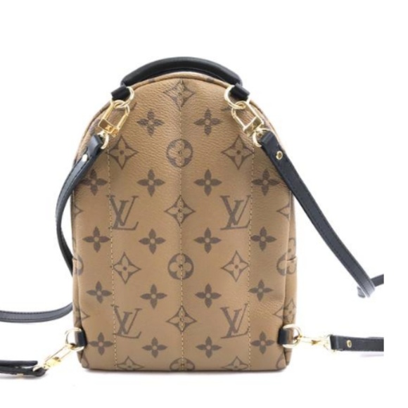 Palm Spring Mini Two  Reverse Canvas Backpack - Picture 2 of 8